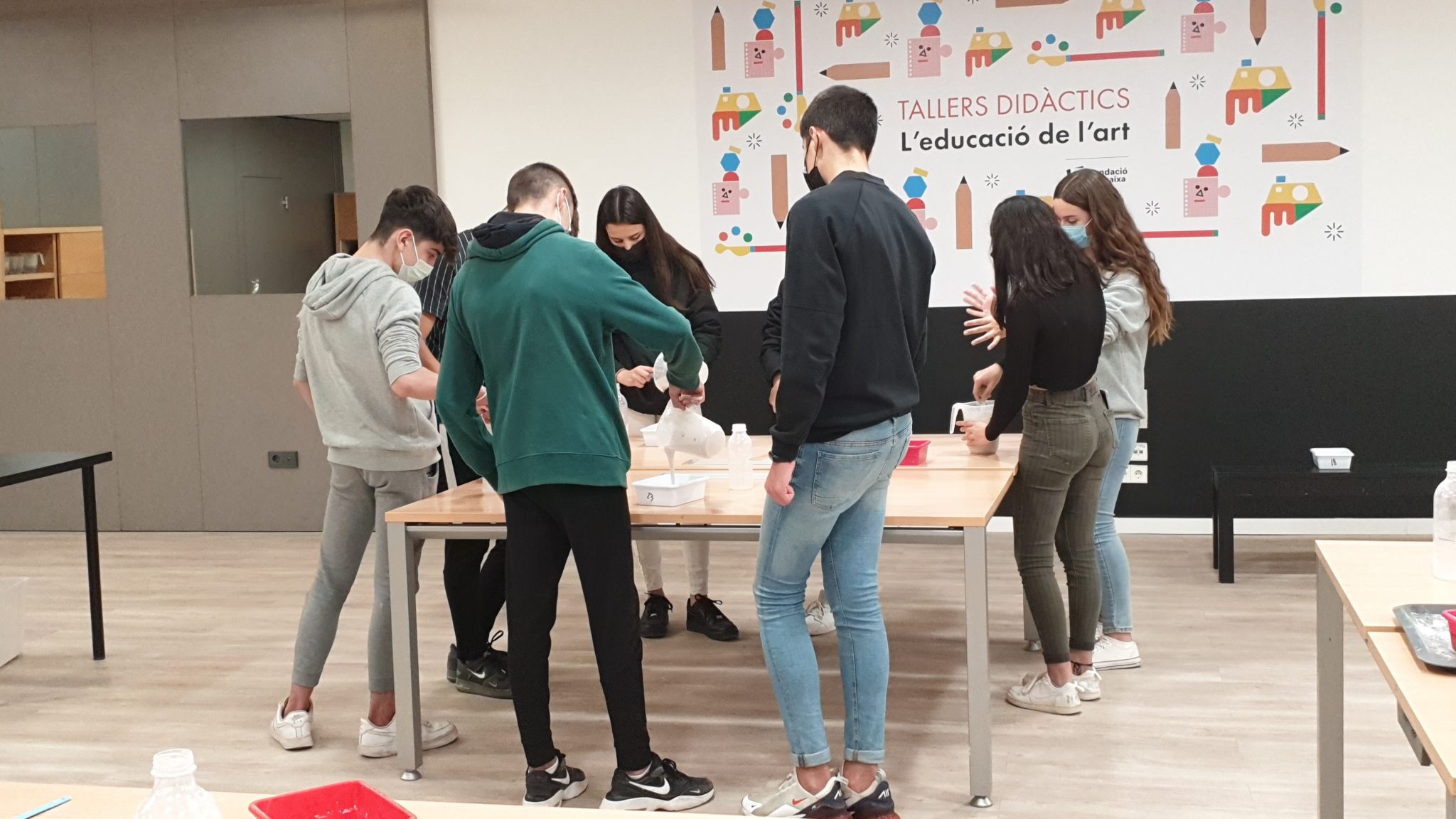 Visita a la exposición de Joan Cardells y taller didáctico Fundación