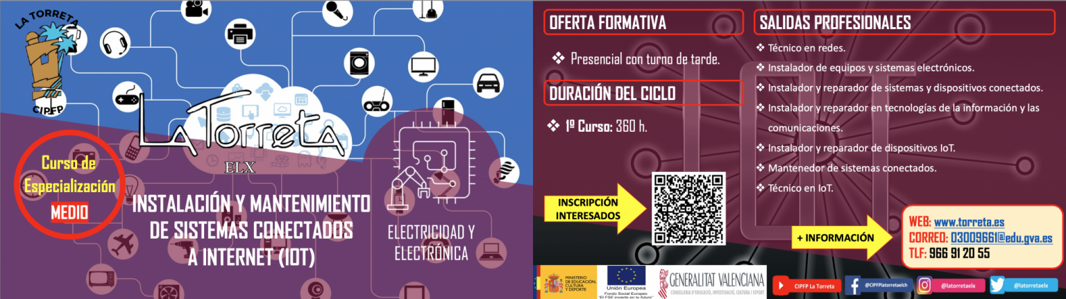 Instalación y mantenimiento de sistemas conectados a internet (IoT)