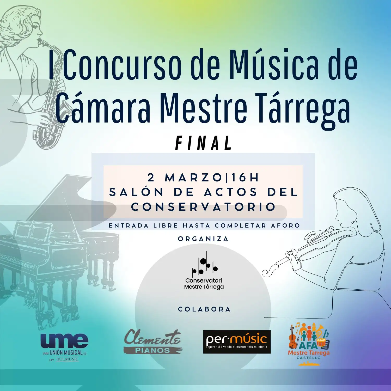 🎶 ¡Éxito rotundo del I Concurso de Música de Cámara Mestre Tárrega! 🎶