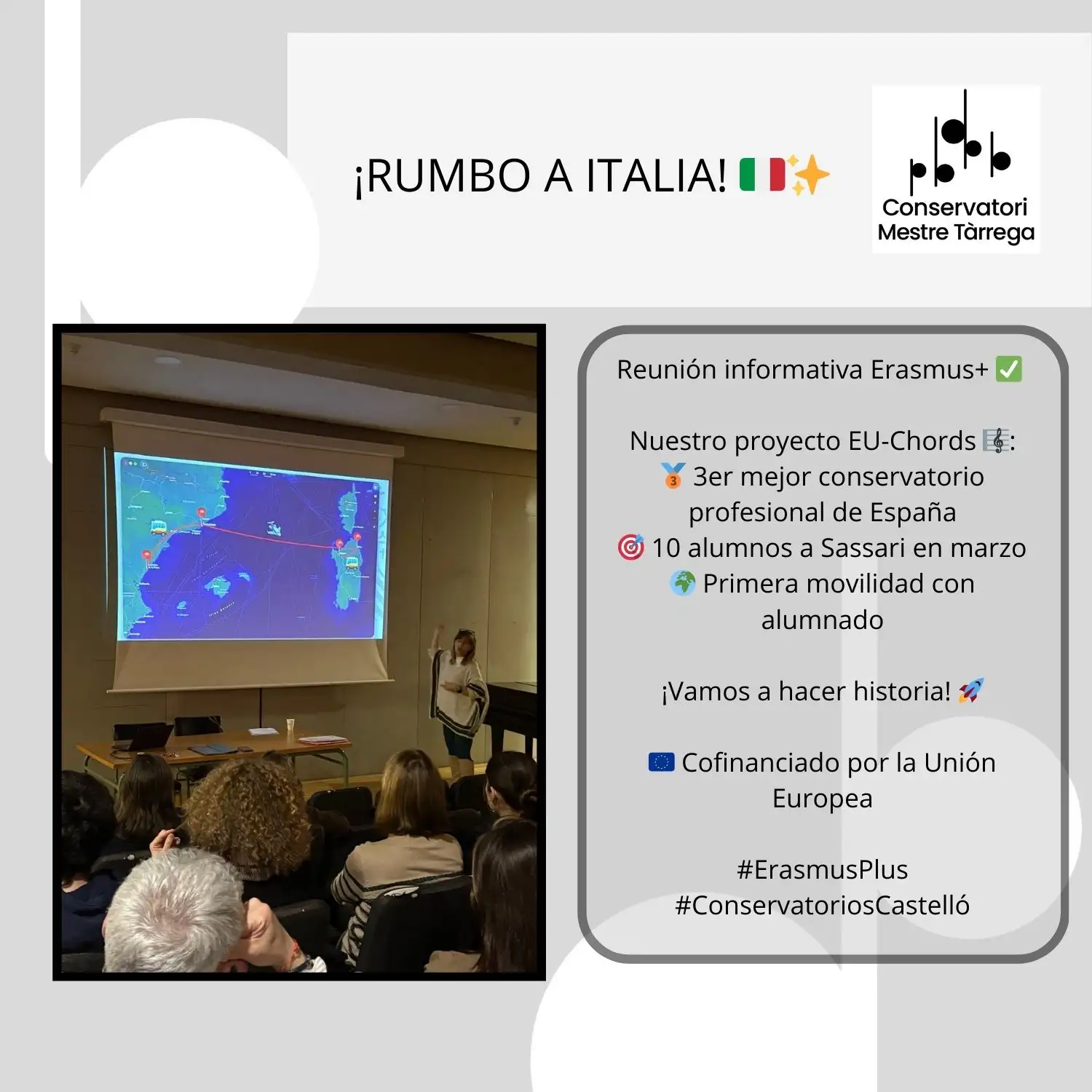 RUMBO A ITALIA. Erasmus+