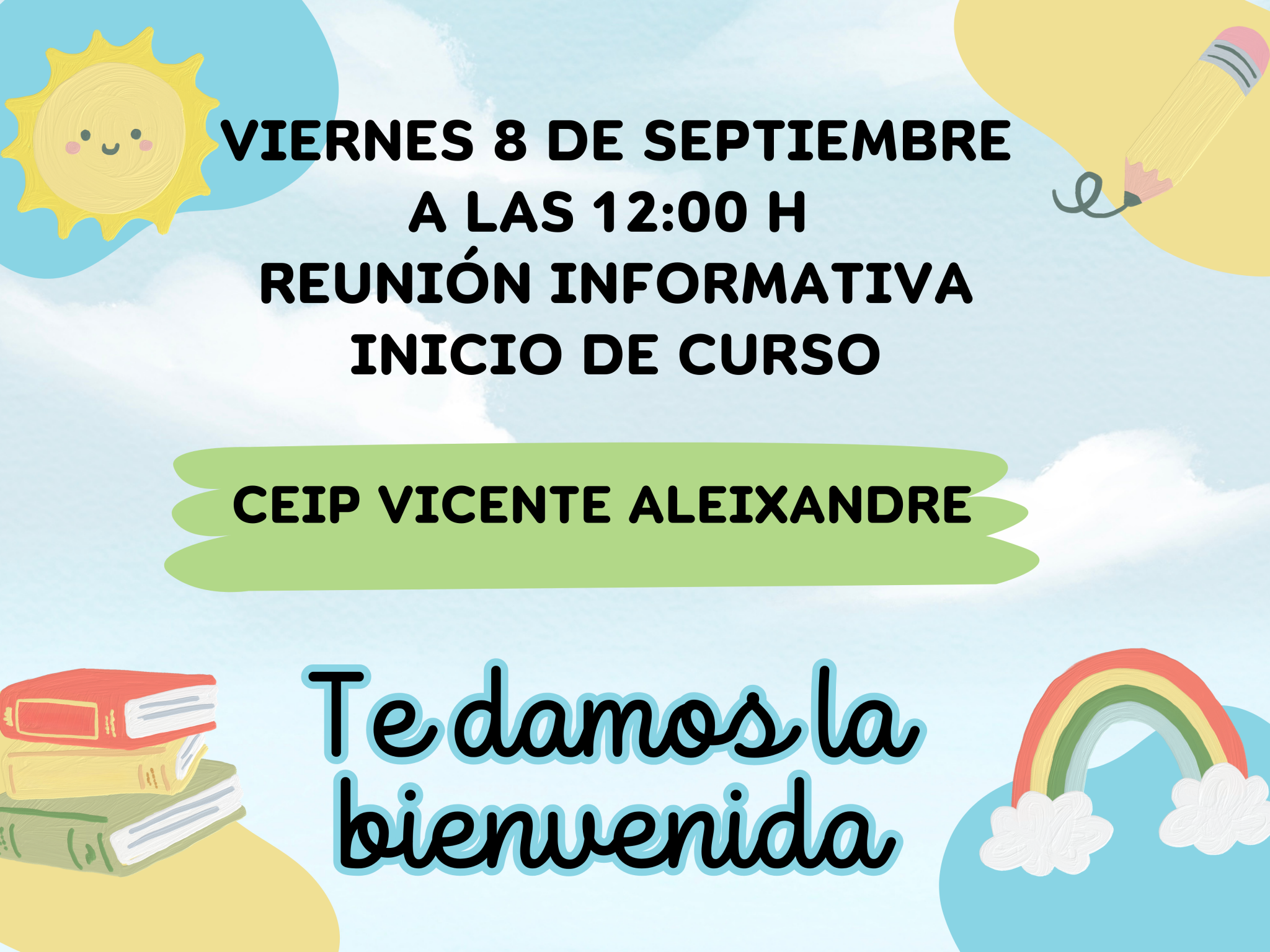 VIERNES 8 DE SEPTIEMBRE A LAS 1200 H reunión informativa inicio de curso(1)