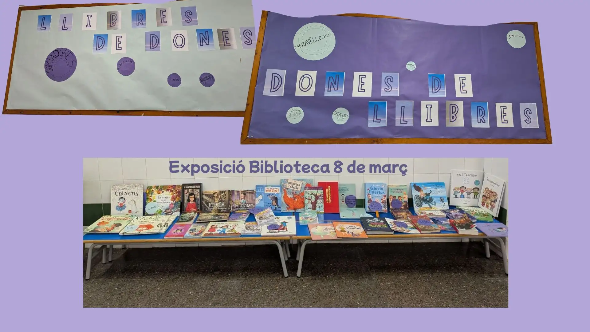 Exposició Biblioteca 8 de març
