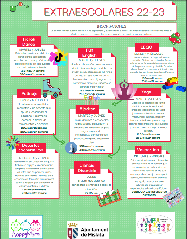 Extraescolars CEIP El Cid