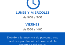 nuevo horario de secretaría