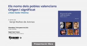 Presentació noms pobles valencians