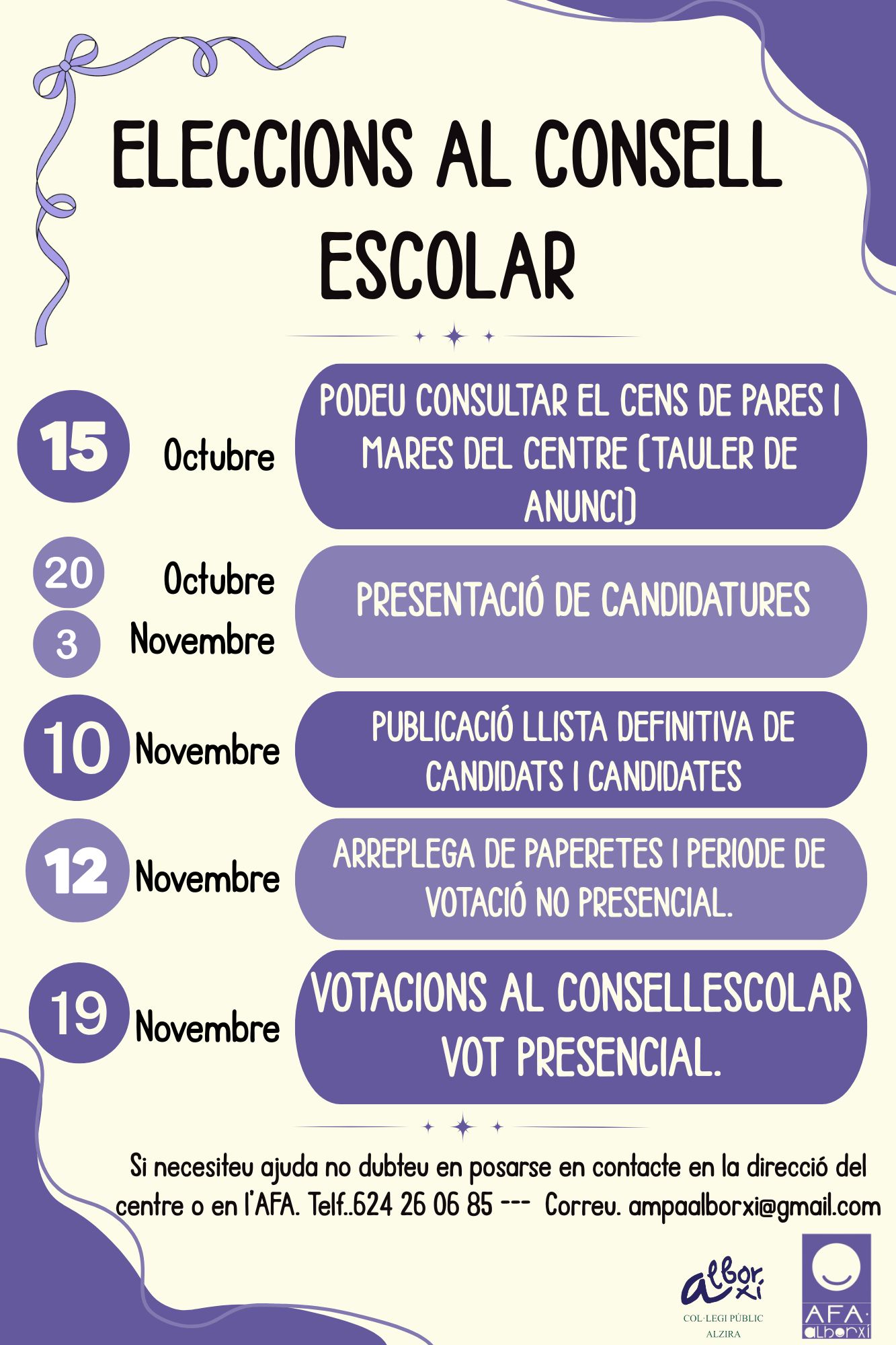 ELECCIONS CONSELL ESCOLAR