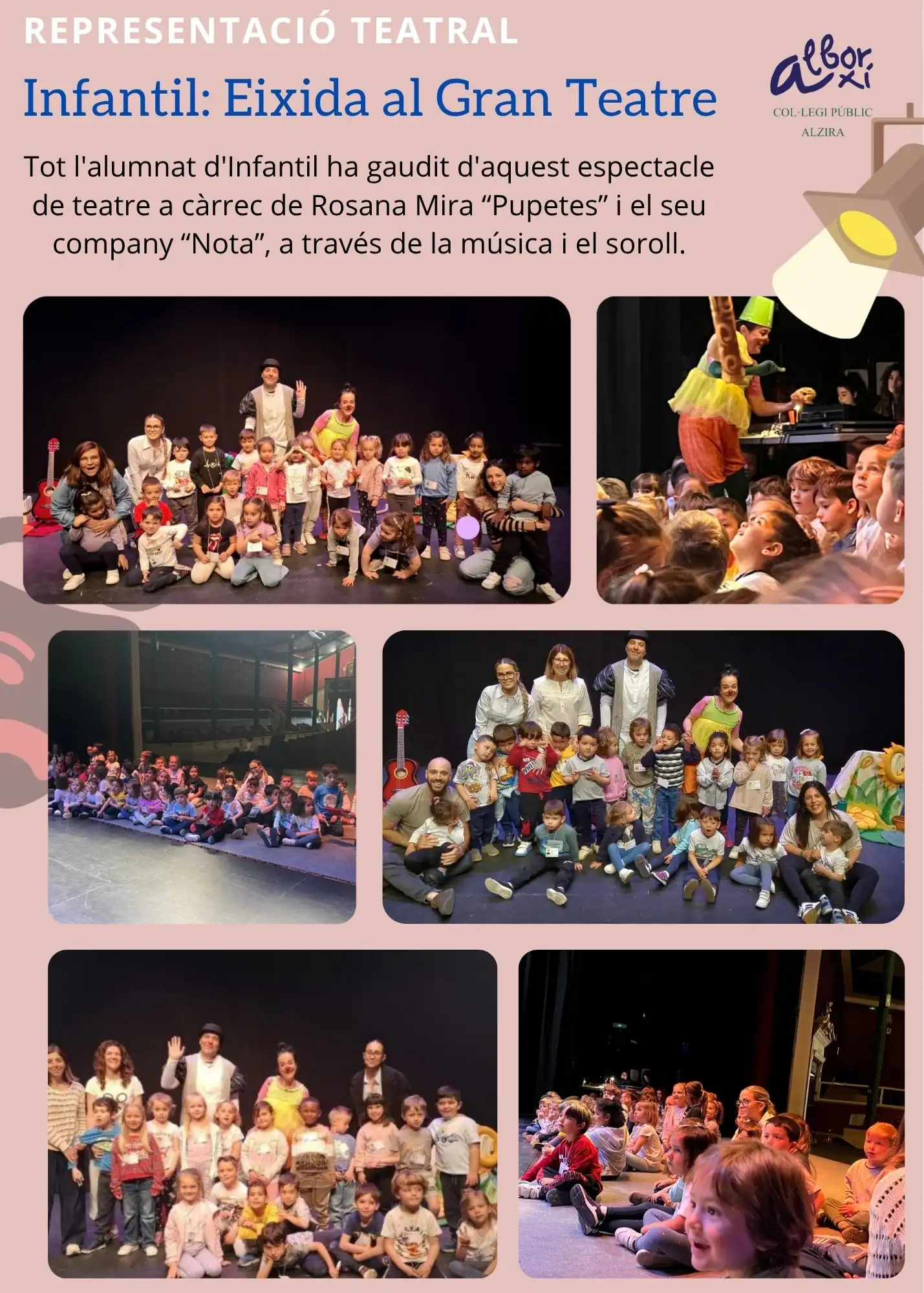 EIXIDA AL TEATRE: INFANTIL