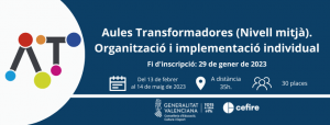 Banner Aprenem anglés en aules transformadores. Els projectes interdisciplinaris i les metodologies actives.