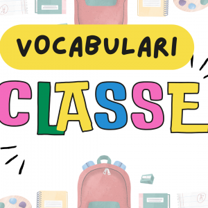 VOCABULARI DE CLASSE