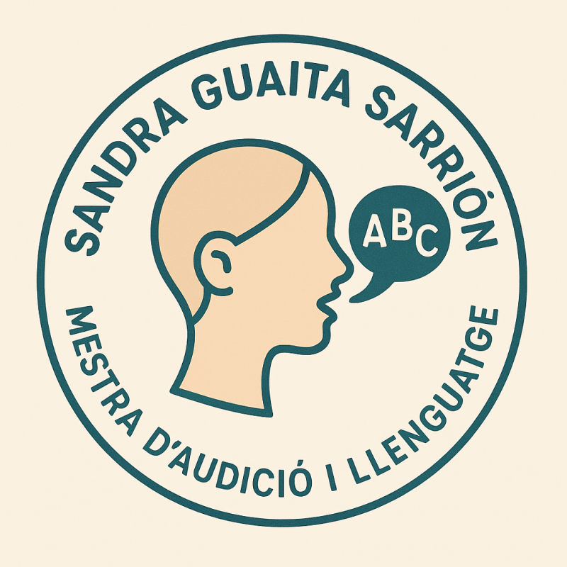 Logo "ESPAI DE SUPORT I RECURSOS D'AUDICIÓ I LLENGUATGE"