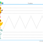trazo horizontal y diagonal