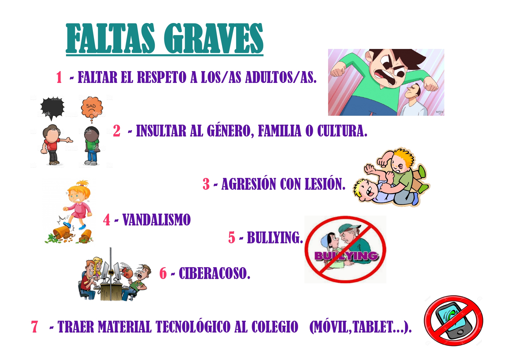 FALTAS GRAVES