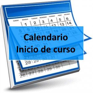 Calendario de Inicio de curso