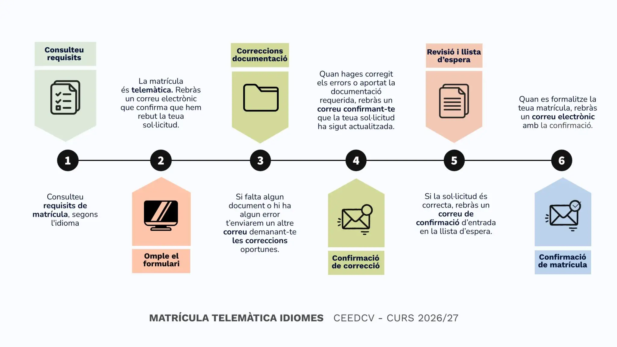 Imatge matrícula telemàtica idiomes