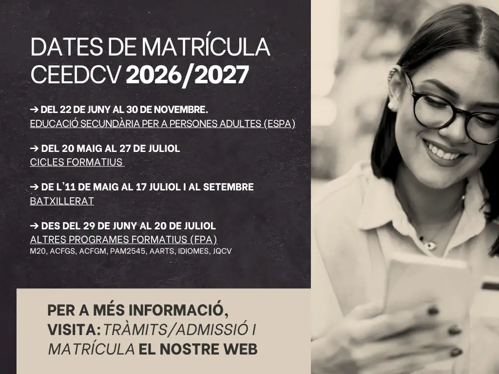 dates matrícula val