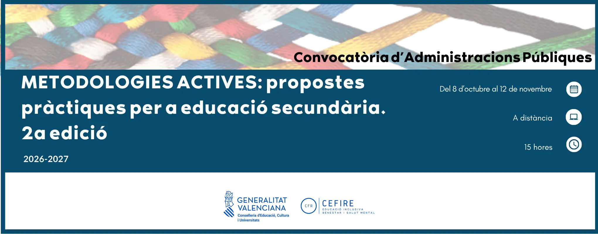 26EIBS99ES101 Metodologies actives_ propostes pràctiques per a educació secundària. 2a edició VLC