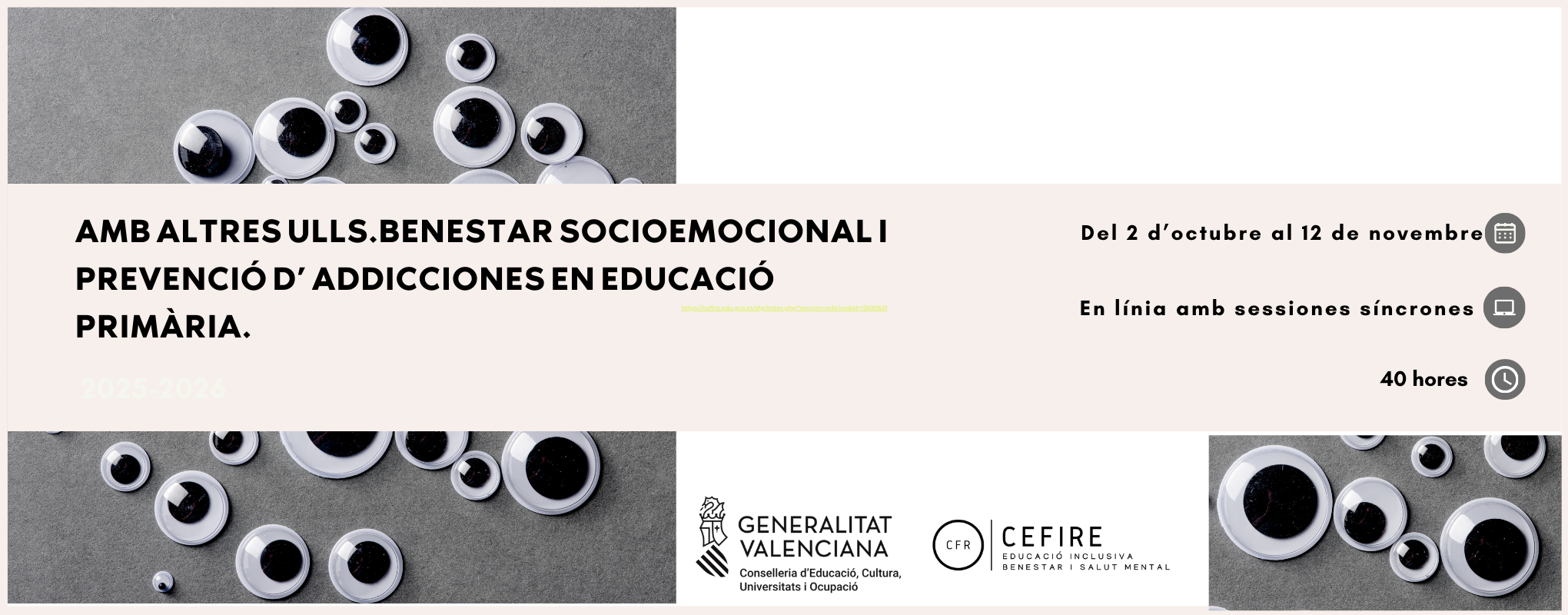 Amb altres ulls.Benestar socioemocional i prevenció d'addiccions en Educació Primària