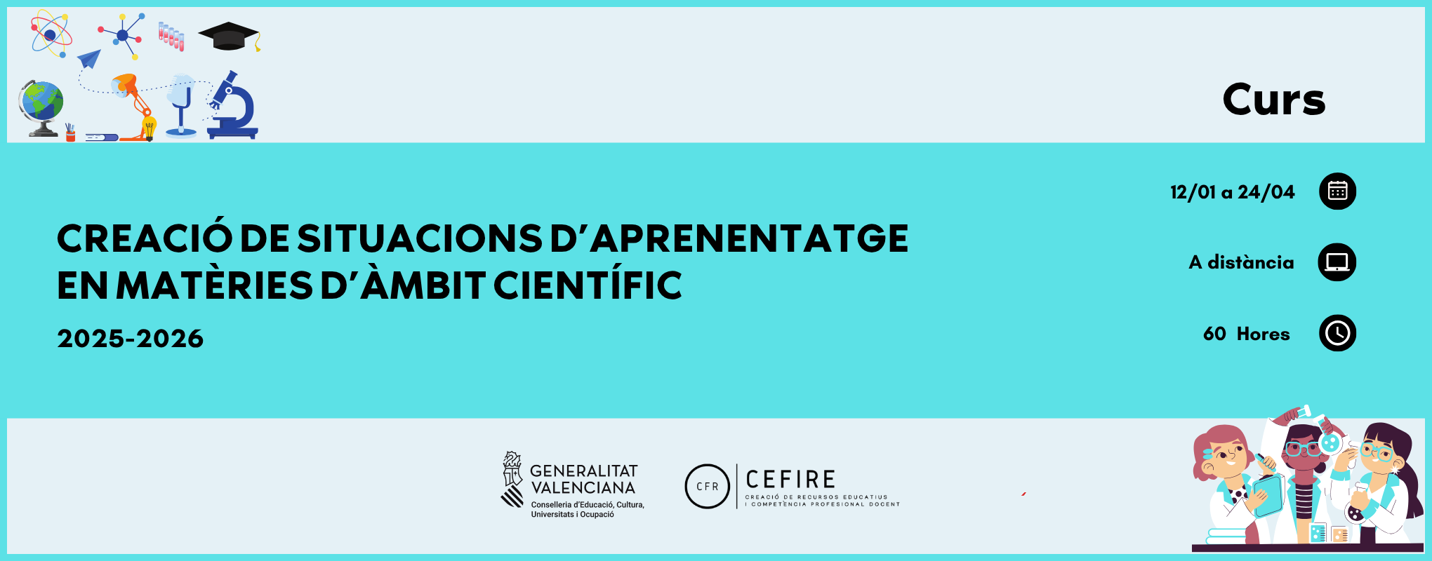 26CR77ES001- Creació de situacions de aprenentatge en matèries d'àmbit científic