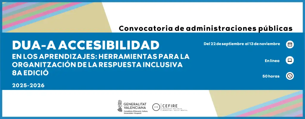 2025-09_DUA-A Accessibilitat en els aprenentatges 8a edició VAL