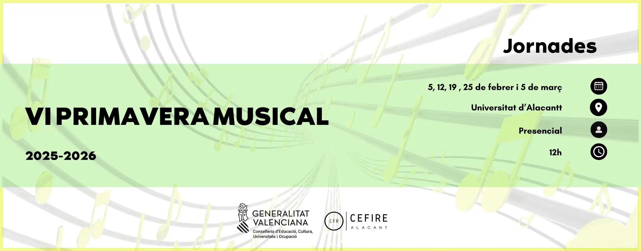 VI PRIMAVERA MUSICAL 2026