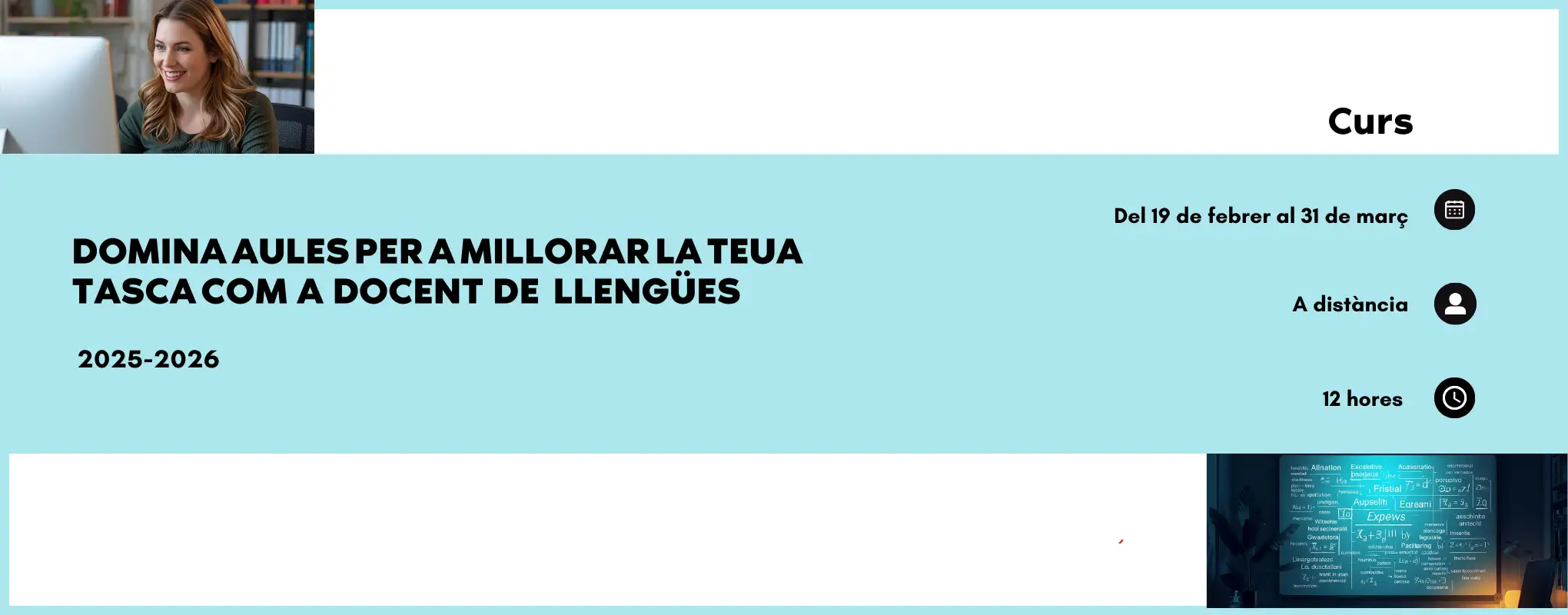 BAN_26LI51IN016_DOMINA AULES PER A MILLORAR LA TEUA TASCA COM A DOCENT DE LLENGÜES