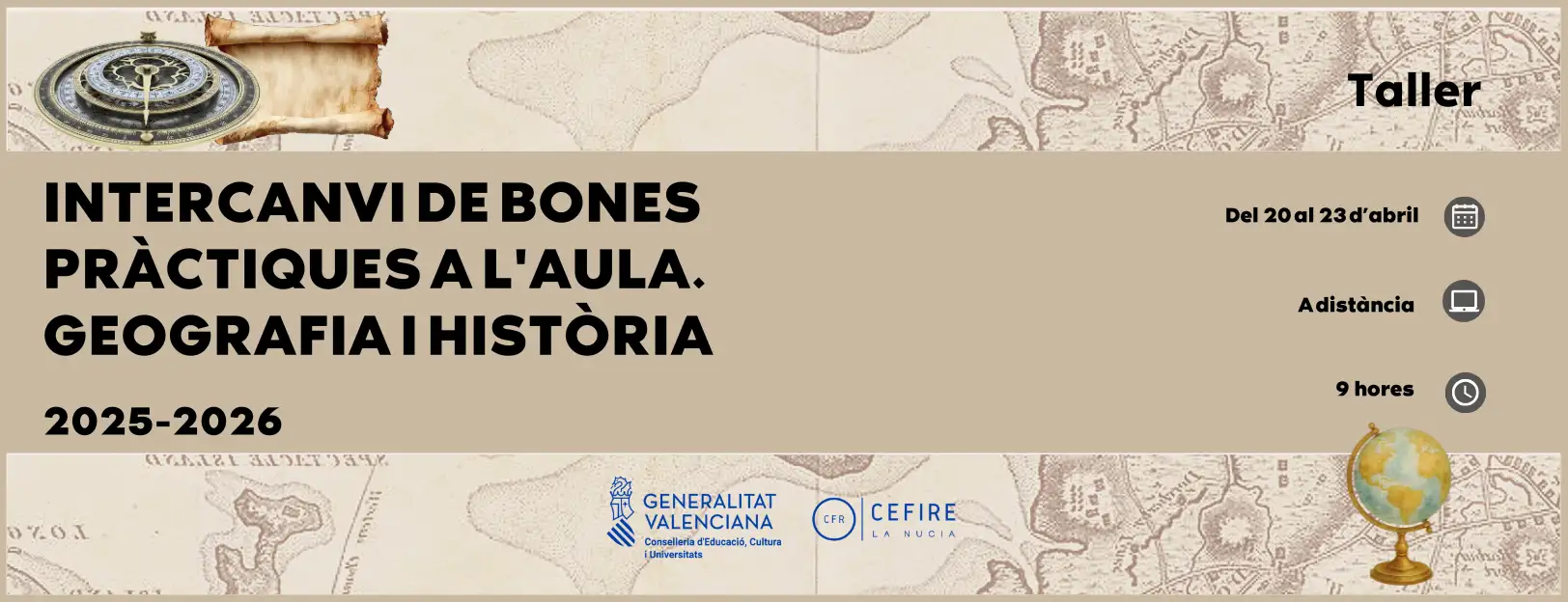 26NU88ES005_Intercanvi de bones pràctiques a l'aula. Geografia i història_VAL