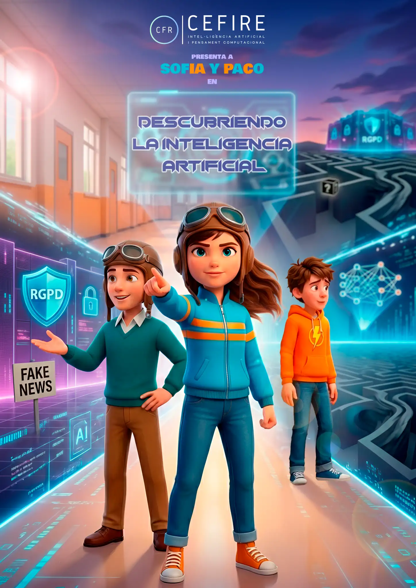 PORTADA CÓMIC CEFIRE IA Y PC