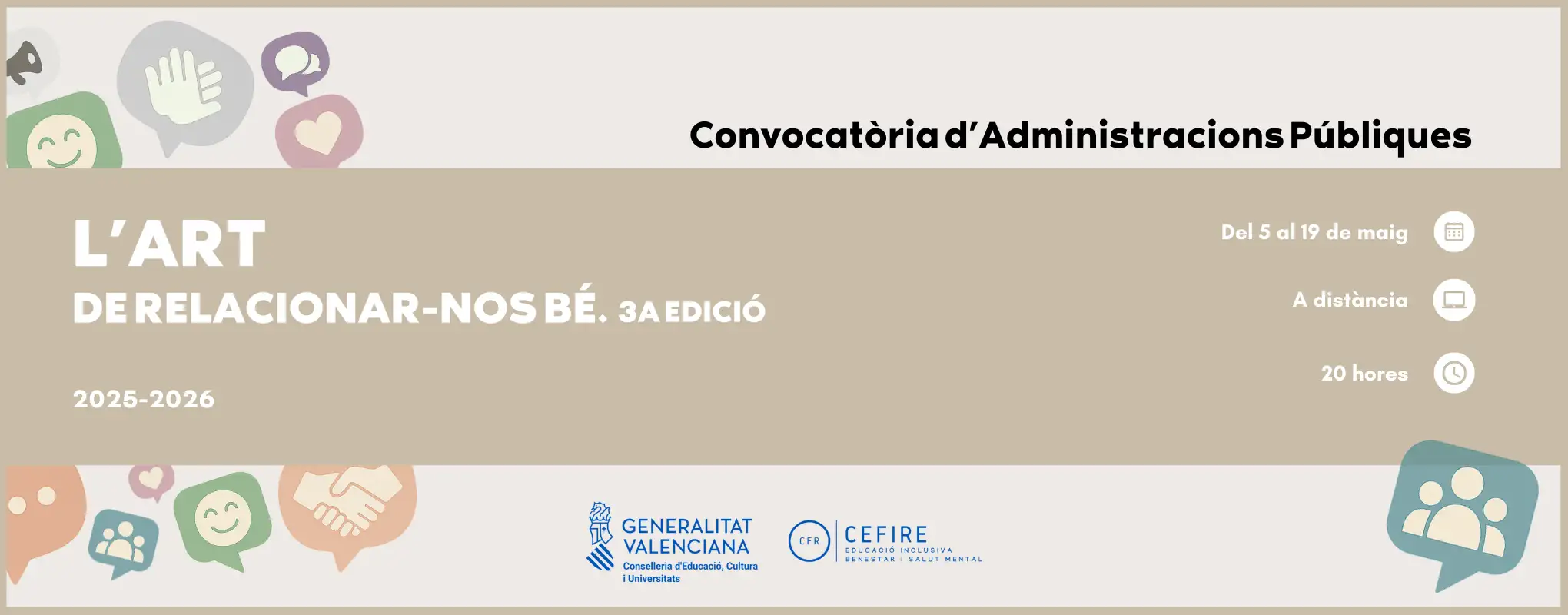 26EIBS99IN095 L'art de relacionar-nos bé