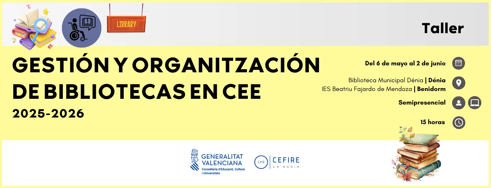 26NU63IN039_Gestión y organitzación de bibliotecas en CEE_CAS