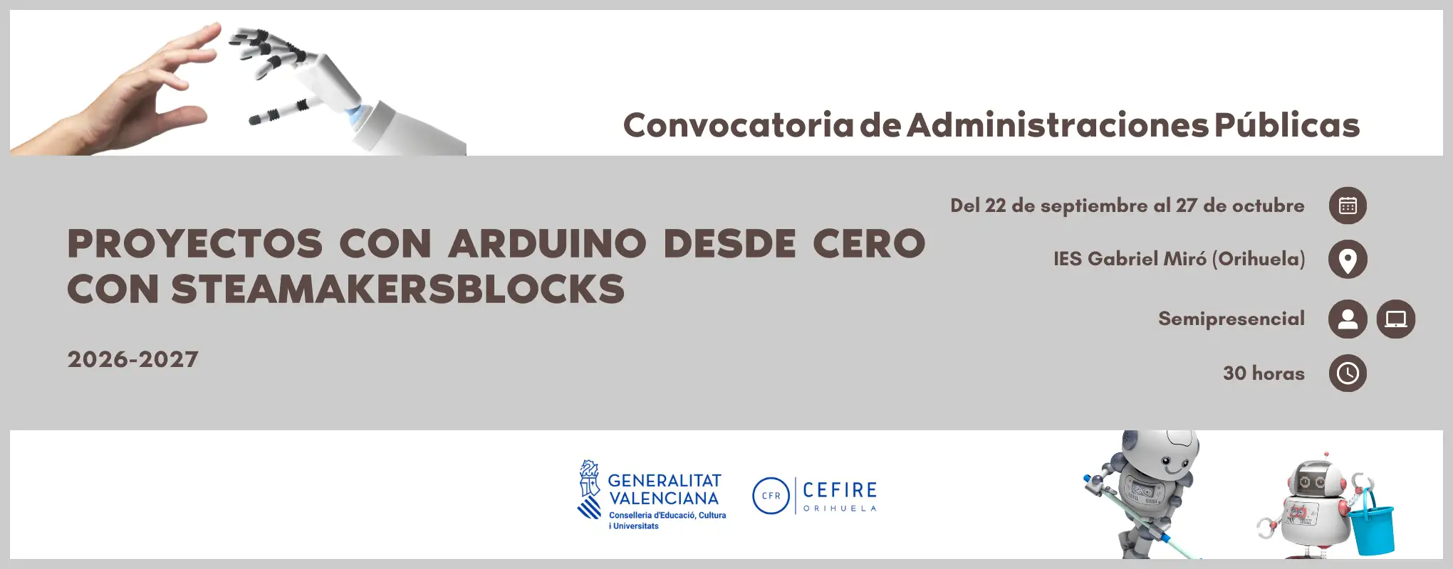 26OR57IN007_Proyectos con Arduino desde cero con STEAMakersblocks_CAS