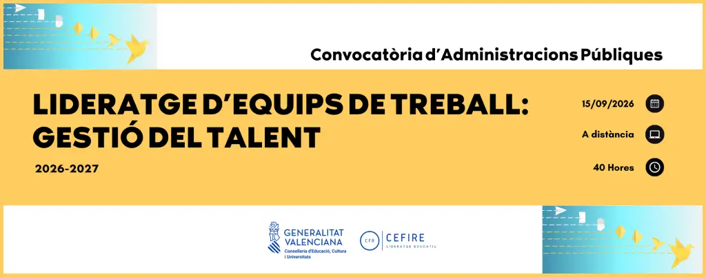 Lideratge d'equips de treball: gestió del talent