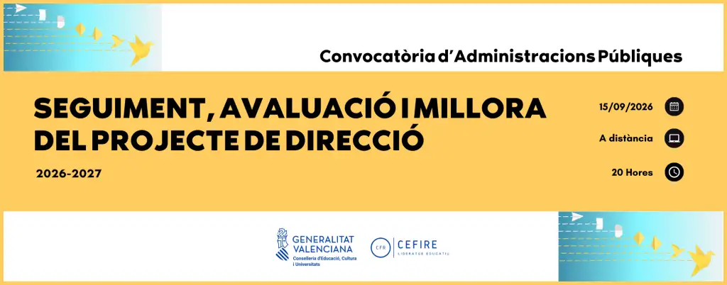 Seguiment, avaluació i millora del projecte de direcció