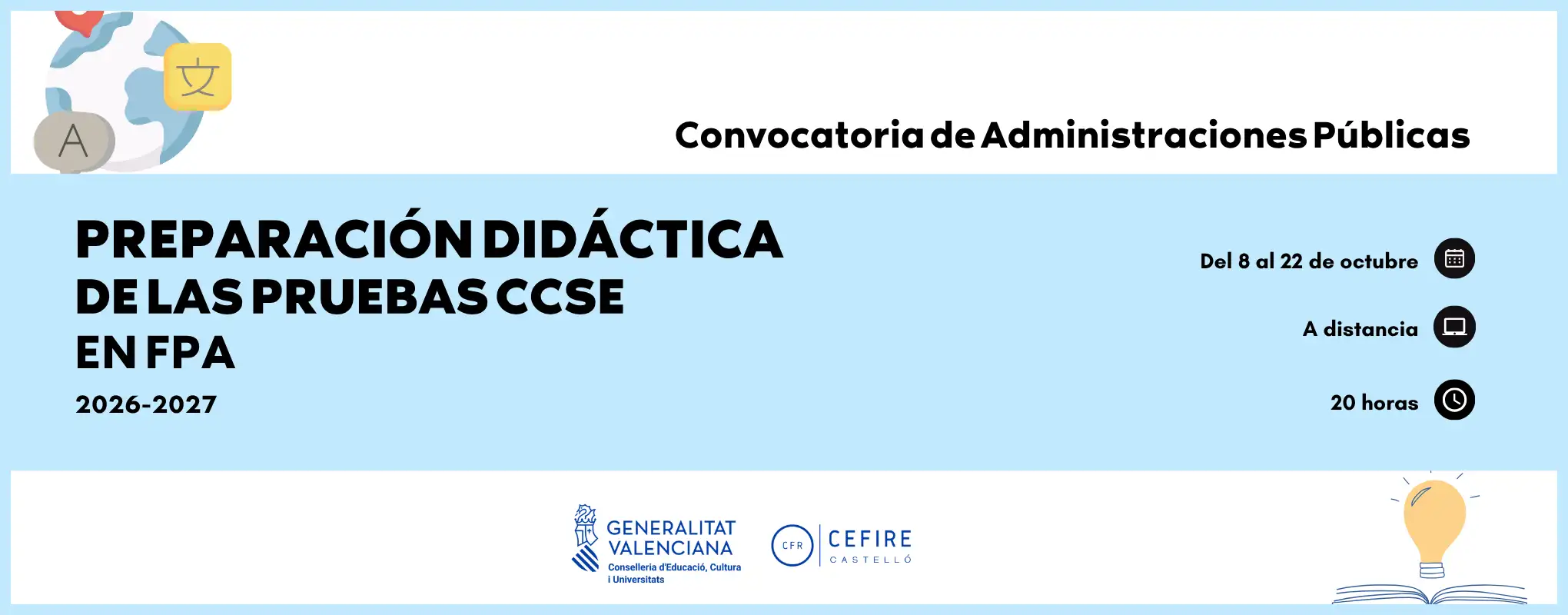 26CA66EA007_Preparación didáctica de las pruebas CCSE en FPA_CAS