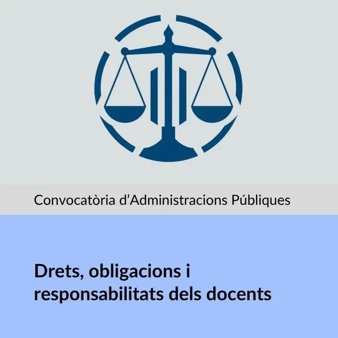 26LE60IN033 Drets, obligacions i responsabilitats dels docents
