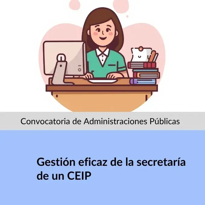26LE60IP050 Gestión eficaz de la secretaría de un CEIP