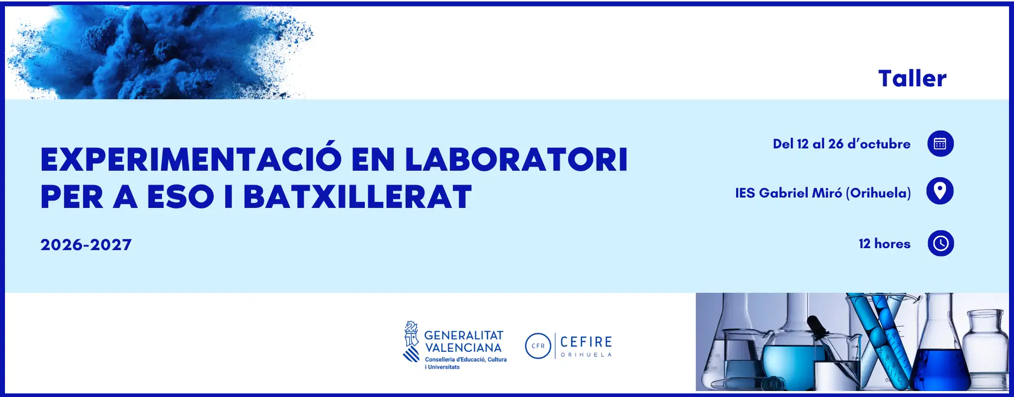 26OR77IN005_Experimentació en laboratori per a ESO i Batxillerat_VAL