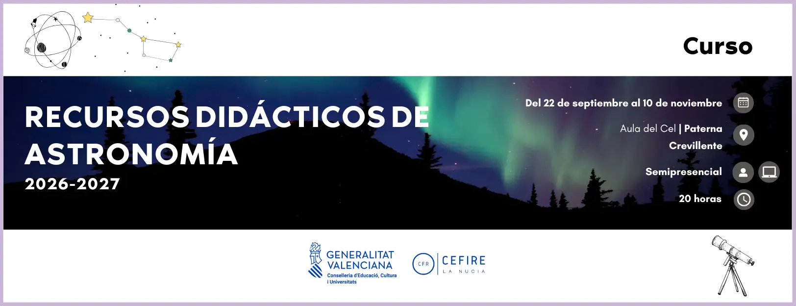 26NU77IN005_Recursos didácticos de astronomía_CAS