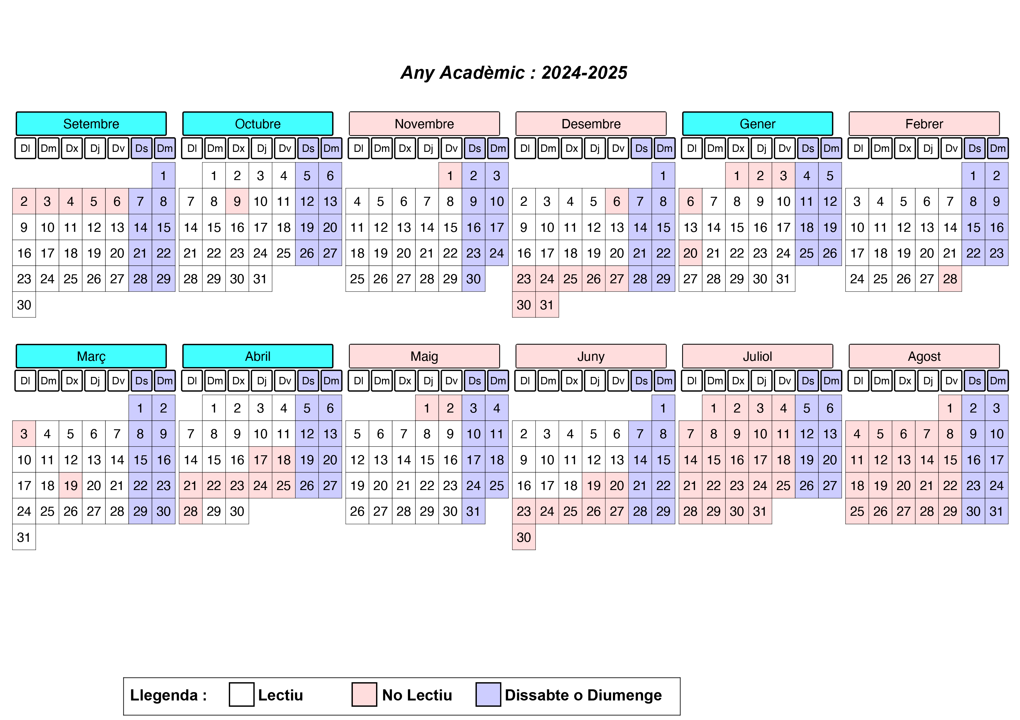 Calendari Valencià-2