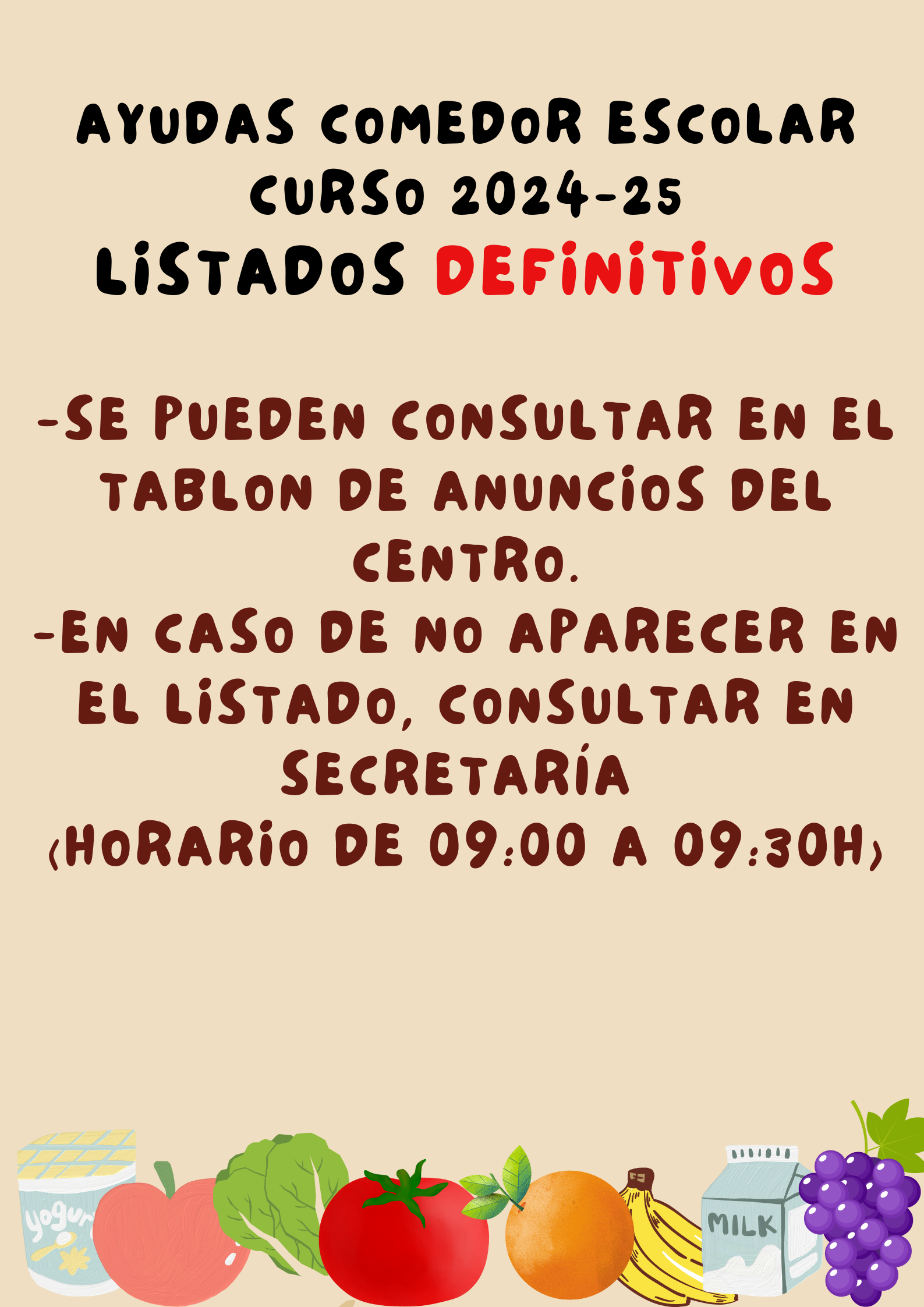 listados definitivos cas BECA COMEDOR 24-25