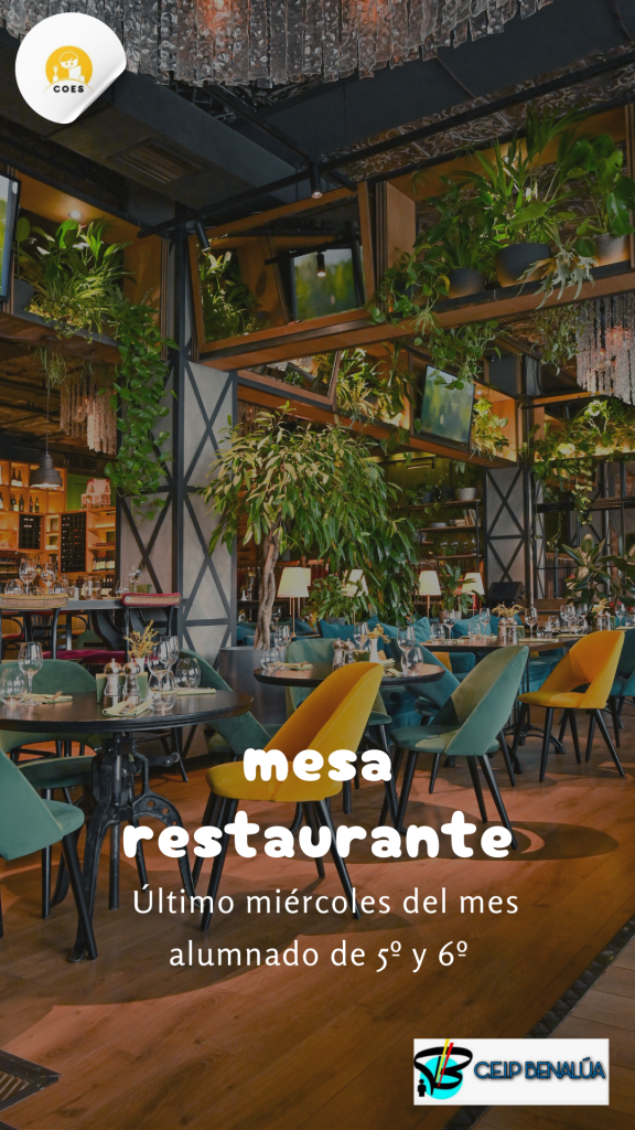 mesa restaurante cas