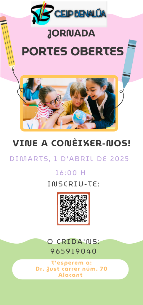 PORTES OBERTES 2025_CEIP BENALUA