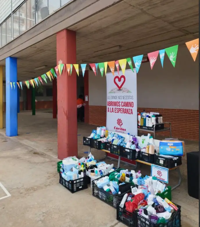 Productos higiene Caritas