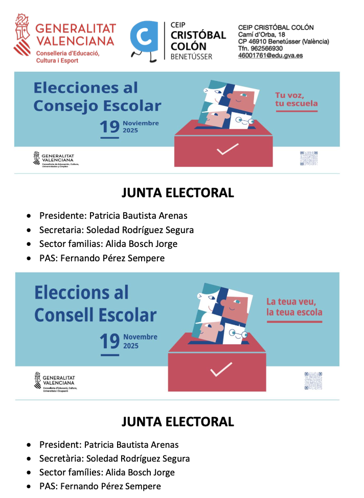 Junta electoral 25