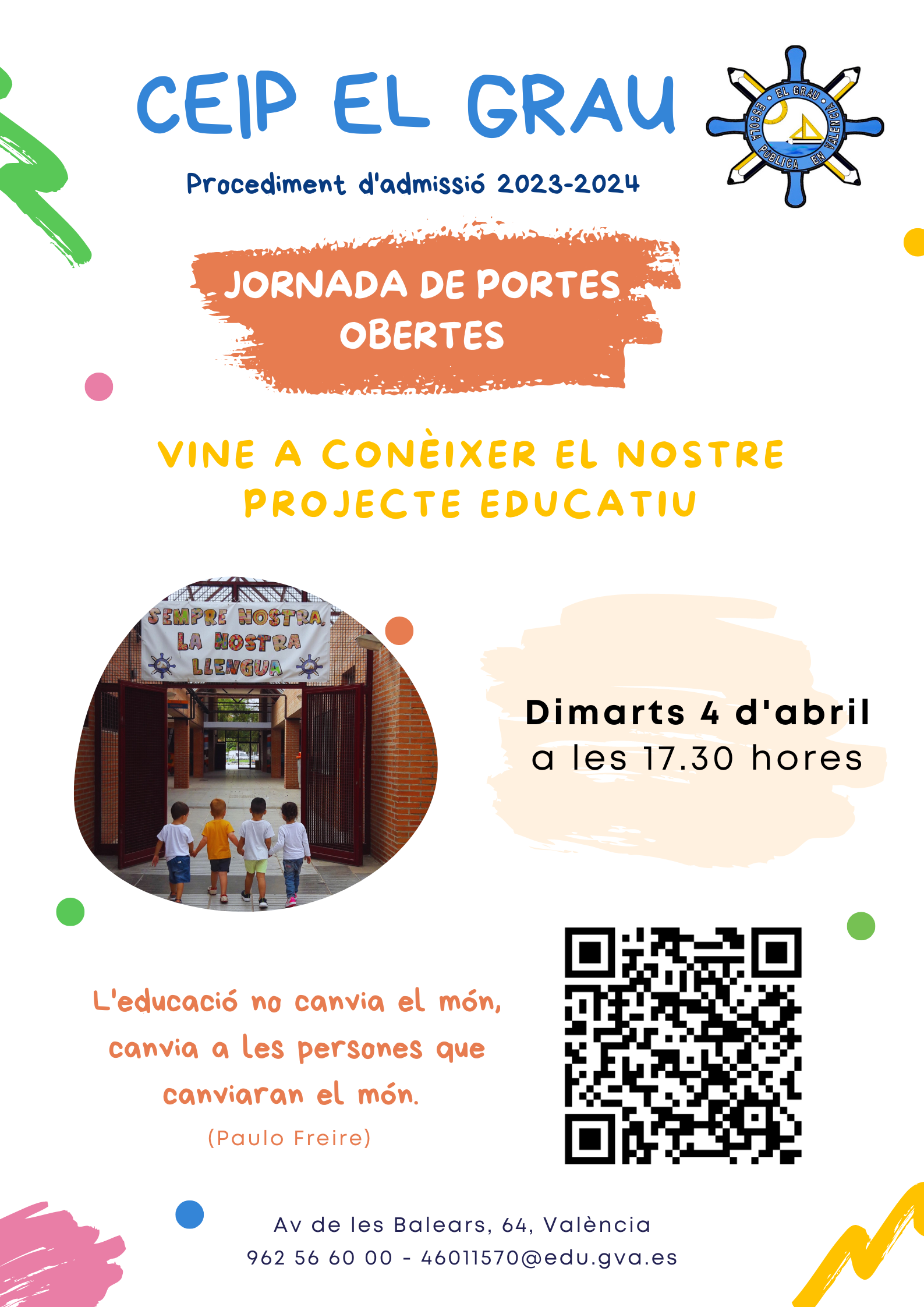 Jornada De Portes Obertes – CEIP EL GRAU