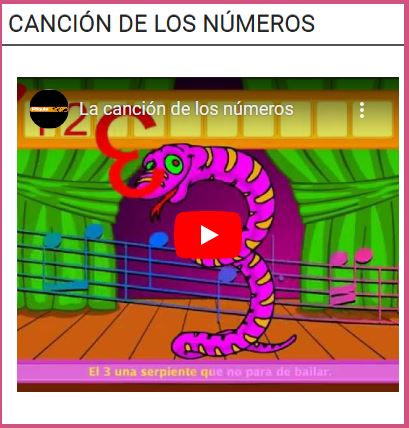 CANCIÓN DE LOS NÚMEROS