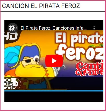 CANCIÓN EL PIRATA FEROZ