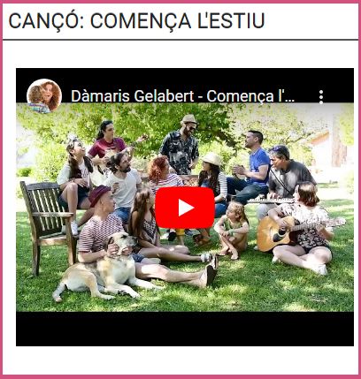 CANÇÓ COMENÇA L'ESTIU