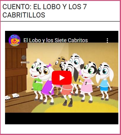 CUENTO LOS 7 CABRITILLOS