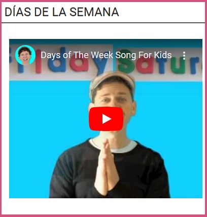 DIAS DE LA SEMANA