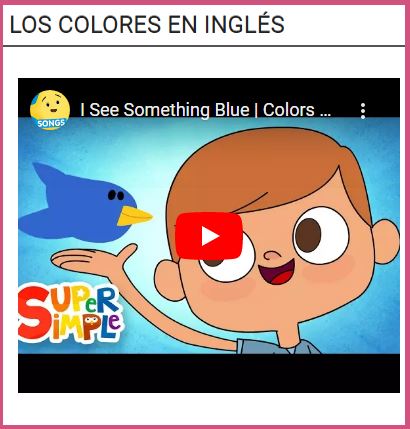 LOS COLORES EN INGLÉS 1